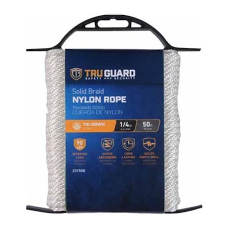 Mibro 0.25 in. x 50 ft. Tru Guard Poly Rope 231558